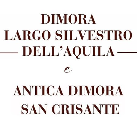 Dimora Largo Silvestro Dell'Aquila- Centro Storico Villa Buitenkant foto